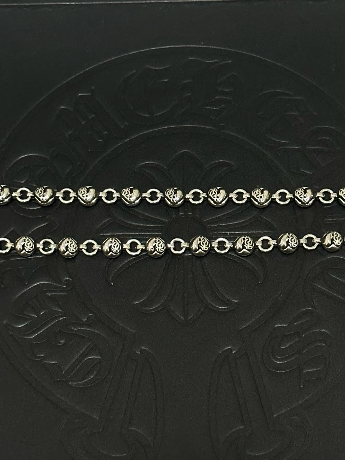 Chrome Hearts Silver Cupid Charm Necklace